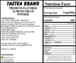 Almond Front Label