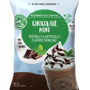 Big Train Chocolate Mint Blended Ice Coffee Mix 3.5 lb Bulk Bag