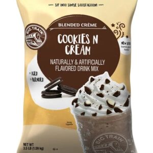 Big Train Cookies 'N Cream Blended Crème Frappé Mix 3.5 lb Bulk Bag