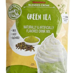 Big Train Dragonfly Green Tea Blended Crème Frappé Mix 3.5 lb Bulk Bag