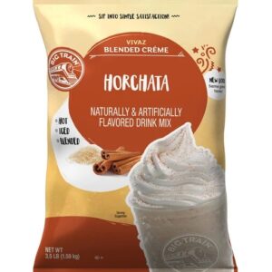Big Train 3.5 lb. Vivaz Horchata Mexican Inspired Blended Creme Frappe Mix