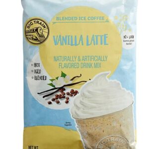 Big Train Vanilla Latte Blended Ice Coffee Mix 3.5 lb Bulk Bag