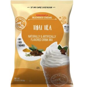 Big Train Dragonfly Thai Tea Blended Crème Frappé Mix 3.5 lb Bulk Bag