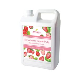 Strawberry Syrup-Some Pulp-Bossen