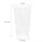Plain 700cc PP Cups (1000/cs 95mm)