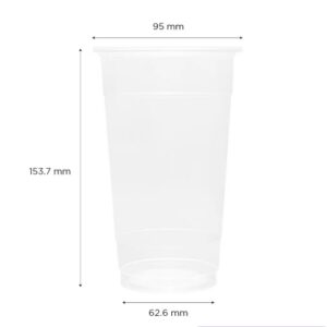 Plain 700cc PP Cups (1000/cs 95mm)