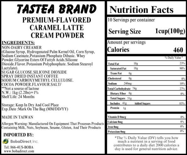 Caramel Latte Back