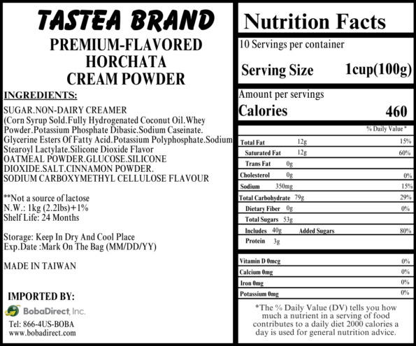 Horchata Back
