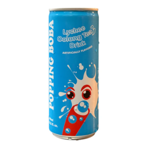 POPPING BOBA DRINK - LYCHEE OOLONG TEA 240ML*24 CANS/CTN