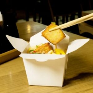 [450 ct] 16 oz Paper Take-Out Boxes, White