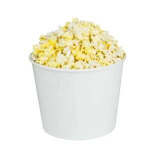 [180 ct] 85 oz Food Buckets | White | 189 mm