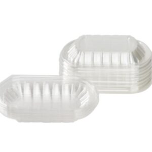 [300 ct] OPS Lid for 24 oz Microwaveable Take-Out Box | Clear