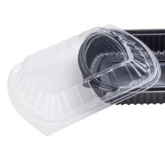 [300 ct] OPS Lid for 36 oz Microwaveable Take-Out Box | Clear