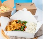 [200 ct] Paper Take-Out Boxes | #2 | 54 oz | White