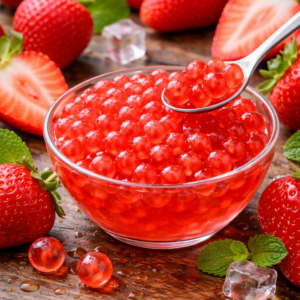 Strawberry Popping Boba-Tastea Brand (7lb)