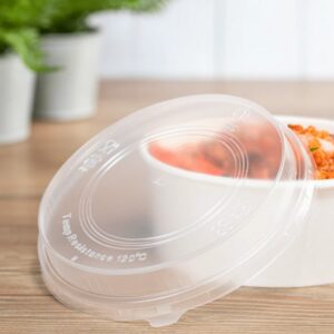 [360 ct] Dome Lid for 32 oz Paper Short Bucket | PP
