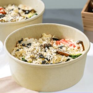 [360 ct] 32 oz Paper Short Buckets, Kraft