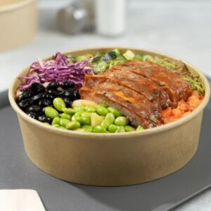 [270 ct] 48 oz Paper Short Buckets, Kraft