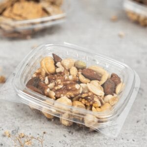 [400 ct] 4 oz Hinged Deli Container | PET