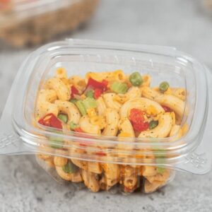 [400 ct] 6 oz Hinged Deli Container | PET