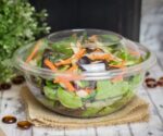 [300 ct] 32 oz Disposable Salad Bowls | 185 mm | PET
