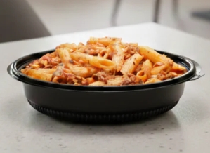 [150 ct] 32 oz PP Round Microwaveable Container, Black