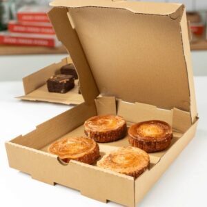 [50 ct] Corrugated Pizza Box, 10''x10''x2'', Kraft