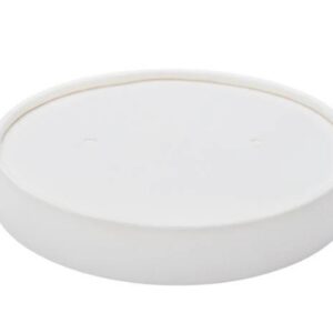 [1,000 ct] Paper Food Container Lids | 96 mm