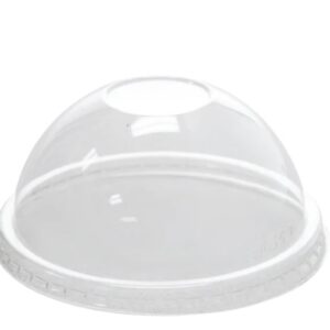 [1,000 ct] Food Container Dome Lids | PET | 96 mm