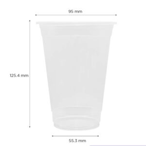 Plain 500cc PP Cups (2000/cs 95mm)