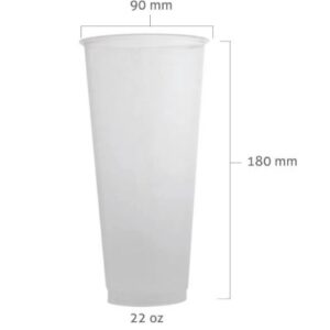22oz PP Clear Cup (90mm 1000pc)