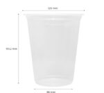 30oz PP Plastic Flat Rim Extra Wide Cold Cups (120 mm 500pc)