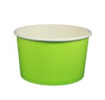 20 oz Solid Lime Green Cold/Hot Paper Food Container - 600/Case